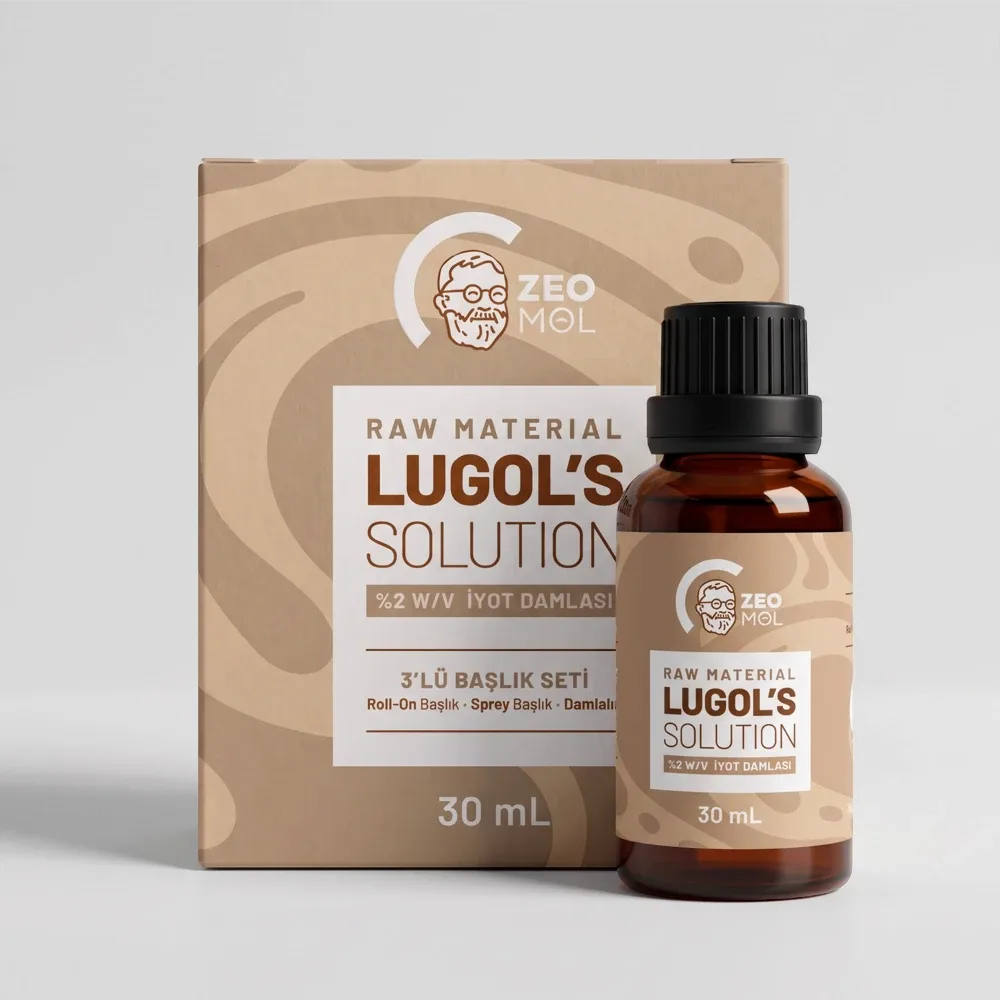 Raw Material Lugol's Solution İyot %2 Damla 30 ml - gorsel 1